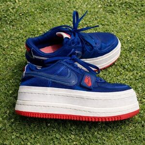 Nike Vandal 2K Gym Blue Doublestack Platform Sneakers